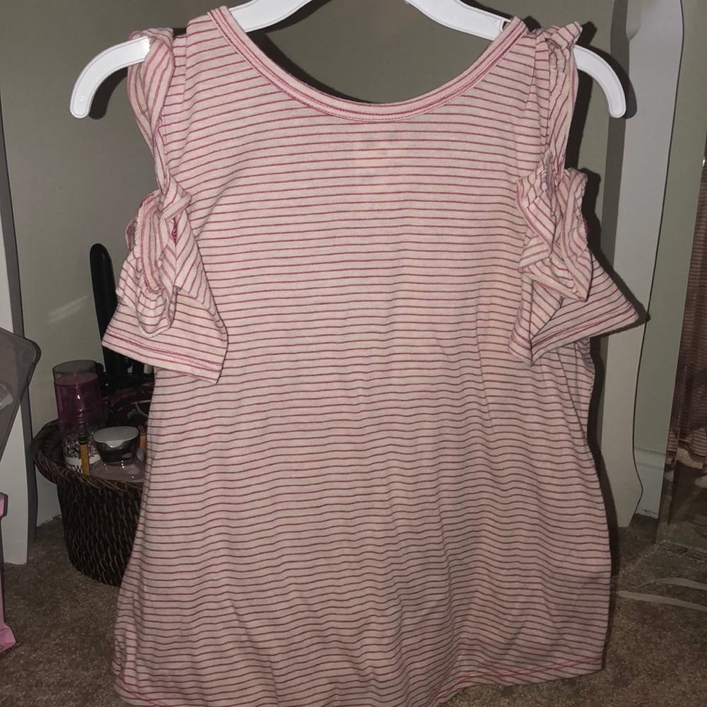Striped no shoulder